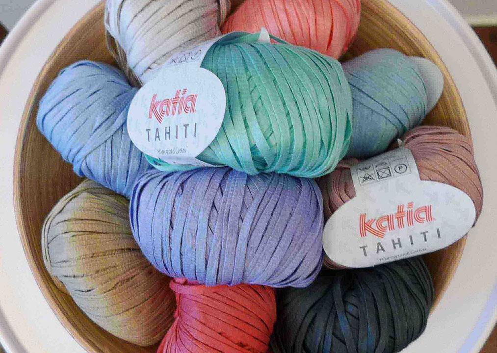Katia Tahiti Bändchengarn in Frühlingsfarben