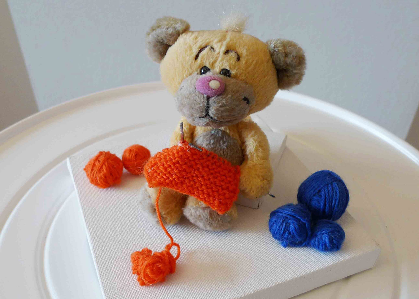 Wolltraum und Nadelyoga Teddy